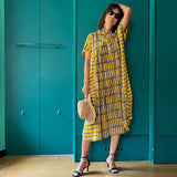 YELLOW OCHRE ZAYNE DRESS