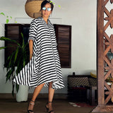 RETI BLACK AND WHITE DRESS