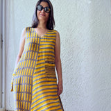 VILAH YELLOW OCHRE DRESS