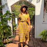 YELLOW OCHRE ZURI DRESS