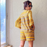 KEONE YELLOW OCHRE SHORTS