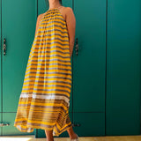 JAVIL YELLOW OCHRE DRESS