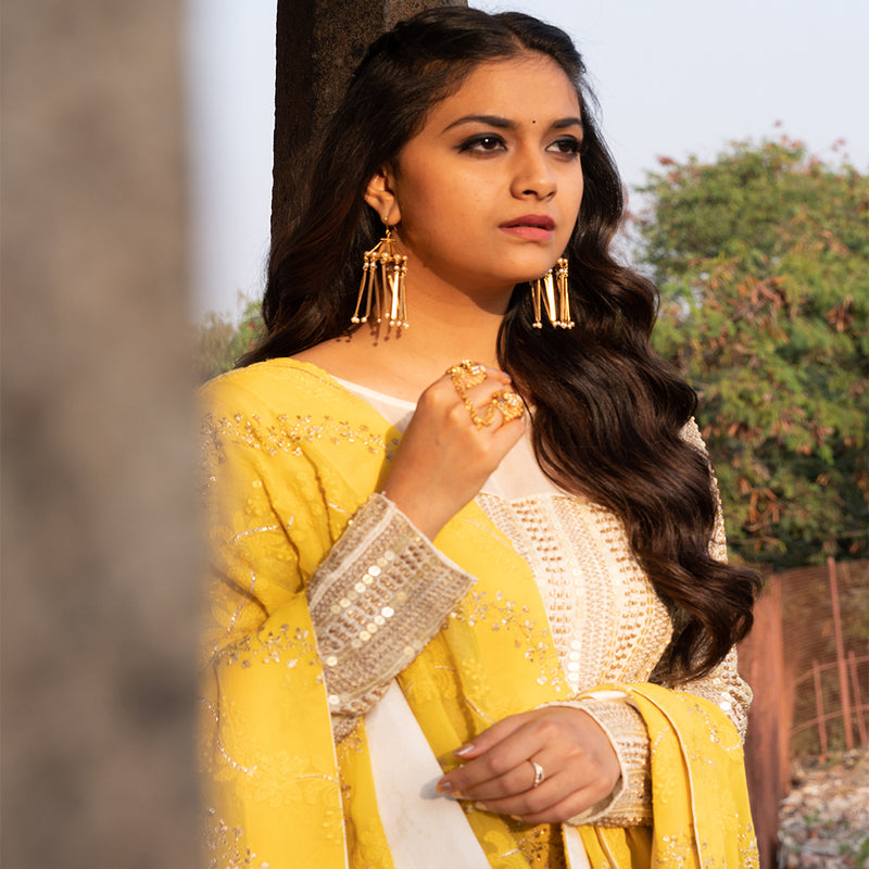 KEERTHY SURESH WEARING AMELLIA