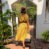 YELLOW OCHRE ZURI DRESS