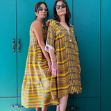 MISAKO YELLOW OCHRE DRESS