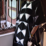 NESTA BLACK KAFTAN DRESS