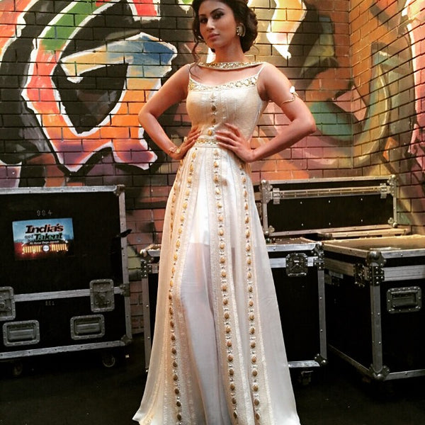 Mouni Roy Shines Bright Like A Diamond In A Shimmer Dress